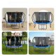 Trampolina ogrodowa z siatką wewnętrzną dla dzieci 442 cm 3