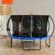 Trampolina ogrodowa z siatką wewnętrzną dla dzieci 442 cm 5