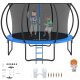 Trampolina ogrodowa z siatką wewnętrzną dla dzieci 442 cm 7