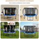Trampolina ogrodowa z siatką wewnętrzną dla dzieci 442 cm 10