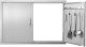 Vevor Drzwiczki do wyspy grillowej 99x66 cm stal nierdzewna na zewnątrz 1