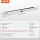 Keyboard Składany 88 Klawiszy MIDI z Bluetooth Podświetleniem Biały 2