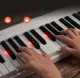 Keyboard Składany 88 Klawiszy MIDI z Bluetooth Podświetleniem Biały 9
