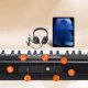 Keyboard 61 klawiszy przenośny z regulowanym stojakiem do nauki i koncertów 6