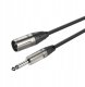 Roxtone Kabel audio 3m Jack 6.3mm Mono, XLR 3-pin męski DMXJ250L3 3