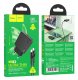 Ładowarka sieciowa do telefonu Hoco Slim USB C QC PD 30W + kabel USB C do Lightning N37 czarna 9