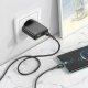 Ładowarka sieciowa do telefonu Hoco Slim USB A + USB C QC3.0 PD 3A 20W N38 czarna 8