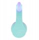 PowerLocus P2 Kids Headphones purple/turquoise with Ears 4