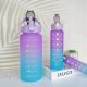 Butelka Motywacyjna Sportowa z Rurką Fitness Siłownia 2000ml 900ml 300ml 8