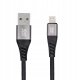 Kabel USB Blue Star USB-A - Lightning 1.2 m Czarny 3