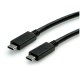 Kabel USB Roline USB-C - USB-C 0.5 m Czarny (11.02.9056) 1