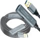 Kabel USB Reagle USB-A + USB-C - USB-A 10 m Szary 1