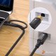 Kabel USB Reagle USB-B - USB-C + USB-A 5 m Czarny 7