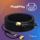 Kabel USB Reagle USB-B - USB-C + USB-A 5 m Czarny 8