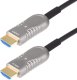 StarTech.com 30ft (9.1m) HDMI 2.1 Hybrid Active Optical Cable (AOC), CMP, Plenum Rated, Ultra High Speed HDMI Fiber Optic Cable, 48Gbps, 8K 60Hz/4K 120Hz, HDR10+/FRL/TMDS/eARC - CMP In Wall HDMI 2.1/2.0 Cord (8K-A-30F-HDMI-CABLE) - Ultra High Speed - 1