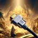 CO2 KABEL VGA - HDMI PRZEJŚCIÓWKA KONWERTER ADAPTER FULL HD 1080P 60HZ 1M 7