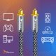 Kabel Optyczny Toslink 3M HQ SPDIF Digital Audio Przewód Cyfrowy Światłowód Reagle 4