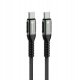 Kabel USB ForCell USB-C - USB-C 0.5 m Czarny 1