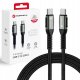 Kabel USB ForCell USB-C - USB-C 0.5 m Czarny 2