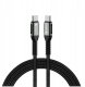 Kabel USB ForCell USB-C - USB-C 0.5 m Czarny 3