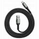 Kabel USB ForCell USB-A - USB-C 0.25 m Czarny 3