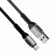 Kabel USB ForCell USB-A - USB-C 0.25 m Czarny 4
