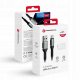 Kabel USB ForCell USB-A - USB-C 0.25 m Czarny 10