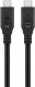 Kabel USB Goobay USB-C - USB-C 1 m Czarny (RB74187) 1