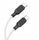 Kabel USB Hoco USB-C - USB-C 1 m Biały 1