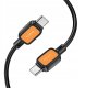 Kabel USB Hoco USB-C - USB-C 1 m Czarny 2