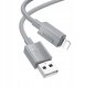 Kabel USB Hoco USB-A - Lightning 1 m Szary 1