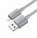 Kabel USB Hoco USB-A - Lightning 1 m Szary 2