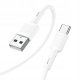 Kabel USB Hoco USB-A - USB-C 1 m Biały (X83AcWhite) 2