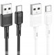 Kabel USB Hoco USB-A - USB-C 1 m Biały (X83AcWhite) 4