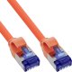 InLine ® Patchkabel Slim, Cat.6A, S/FTP, TPE (LSZH) elastyczny, PoE, orange, 3m 1
