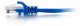 Kabel / 5 m Mlded/Btd Blue CAT5E PVC UTP PAT 4