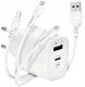 Ładowarka 3w1 Sieciowa Szybka USB / USB-C Kabel USB-C Micro USB Lightning 1