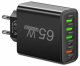 ŁADOWARKA SIECIOWA USB-C SZYBKA DO TELEFONU KOSTKA QUICK CHARGE 3.0 65W 10