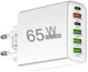 ŁADOWARKA SIECIOWA USB-C SZYBKA DO TELEFONU KOSTKA QUICK CHARGE 3.0 65W 4