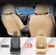 Vevor Pokrowce na siedzenia 6 szt. ekoskóra uniwersalne na przednie fotele beżowe 4