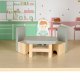 Domek dla lalek drewniany LULILO Peonio 70cm LED róż Kik Sp. z o. o. Sp. k. 12