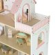 Domek dla lalek drewniany LULILO Peonio 70cm LED róż Kik Sp. z o. o. Sp. k. 9
