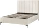 Łóżko z pojemnikiem Boucle SEZANNE 160 x 200 cm Złamana biel 5