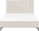Łóżko z pojemnikiem Boucle SEZANNE 160 x 200 cm Złamana biel 7