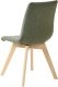 Zestaw 2 krzeseł do jadalni CALGARY Ciemnozielony 6