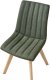 Zestaw 2 krzeseł do jadalni CALGARY Ciemnozielony 7