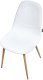 Zestaw 2 krzeseł do jadalni HILDEN Sztruks Biały 8