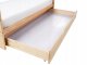Łóżko dziecięce Domek Drewno sosnowe ORGEVAL 90 x 200 cm ze schowkiem Jasnobrązowy 9