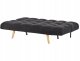 Sofa rozkładana dla 2 osób INGARO Boucle Czarny 7
