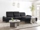 Narożnik dla 4 osób IKAST Czarny Lewostronny 2